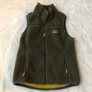 L.L. Bean Small Mountain Pile Fleece Vest